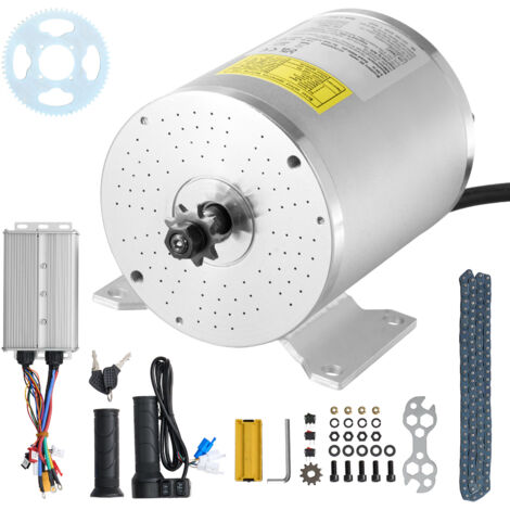 Mophorn Kit de motor eléctrico de CC sin escobillas de 3000 W - Motor de 72 V y 4900 rpm con controlador de velocidad y puño de acelerador para karts, bicicletas eléctricas, motocicletas y scooters (1/5)