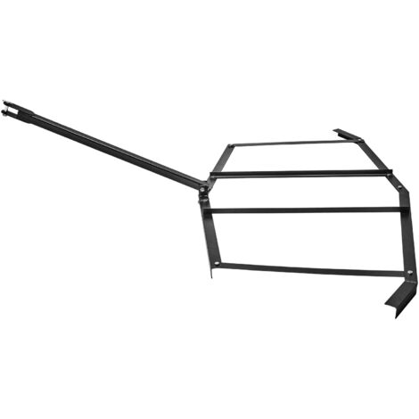 Mophorn Grada de arrastre de 72", niveladora de entrada para remolcar, de acero Q235 con enganche de pasador para vehículos todo terreno, UTV, tractores cortacésped y herramienta para nivelar grava (1/5)