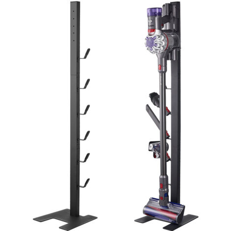 Mophorn Soporte para aspiradora, compatible con Dyson V6, V7, V8, V10, V11 y V15, soporte estable con 6 ganchos para aspiradora vertical inalámbrica y accesorios (1/5)