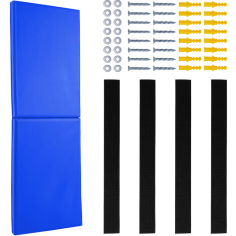 Mophorn Acolchado de pared para gimnasio: tapete resistente al desgarro de 180 x 60 x 5 cm con espuma de alta densidad de 5 cm. Acolchado duradero, impermeable y extraíble para canchas y gimnasios. (1/5)