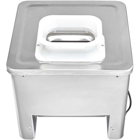 Mophorn Cortadora de carne de 550 W, 158 kg/h, acero inoxidable, grosor de 2,5-10 mm, eléctrica, ideal para el hogar, restaurantes y supermercados