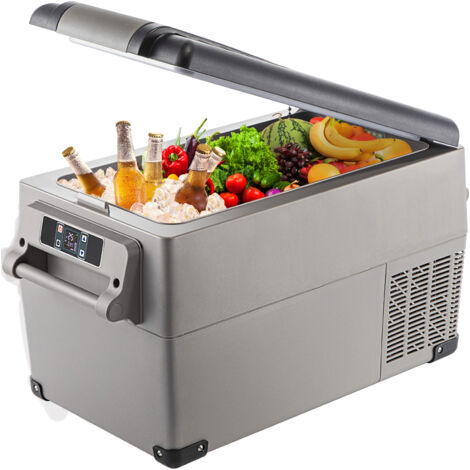 Mophorn Car Refrigerador 35L Compresor Portátil Pequeño Refrigerador Congelador Vehículo Camión RV Barco Mini Nevera Eléctrica Conducción Viajes Pesca Uso doméstico al aire libre