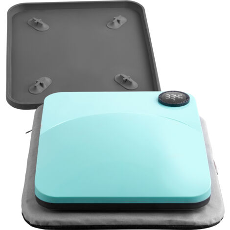 Mophorn Máquina de prensado por calor , transferencia por sublimación multifuncional portátil de 9" x 9" Revestimiento de teflón Fácil aplicación con plancha para camisetas y bolsos