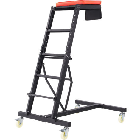 Mophorn Enredadera Superior Automotriz Altura Ajustable de 116-168,5cm, Carga de 181kg, Enredadera de Acceso al Motor con 4 Ruedas Giratorias, Enredadera Lateral Superior para Camión, Tractor, Camione (1/5)