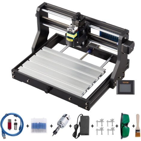 Mophorn Grabado Láser Cnc 3018 Pro Cnc 3018 500mw Máquina CNC Grabador Láser Máquina de Grabado Láser para Madera Cuero Plástico