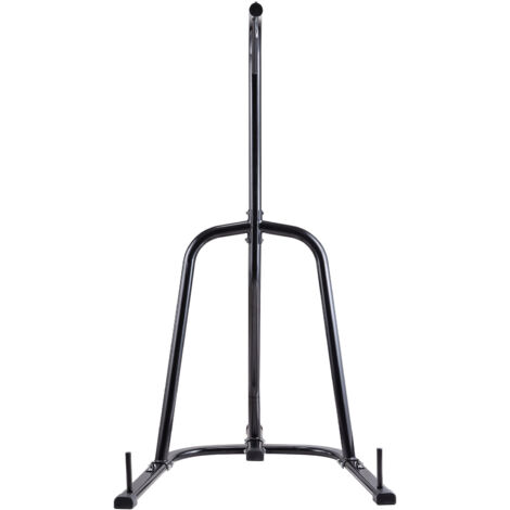 Mophorn Soporte independiente para saco de boxeo con estructura de acero, capacidad de carga de hasta 65 kg, base con peso para mayor estabilidad, dimensiones: 143x126x208 cm (1/5)