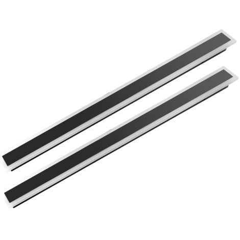 Mophorn Apliques de pared para exteriores, 2 unidades, diseño alargado de 120 x 8 x 5 cm, iluminación moderna con luz cálida de 3000 K, resistente al agua IP65 y antioxidante, ideal para patio