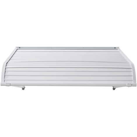 Mophorn Toldo para Exterior, Área de Protección Solar de 1016 x 1066 mm, Fabricado en Aleación de Aluminio Resistente a la Oxidación, Compatible con Puertas de 0,8 m de Ancho para Uso Exterior