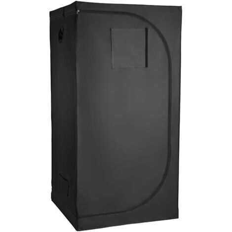 Mophorn Armario de Cultivo Interior 100x100x200 cm, Carpa de Cultivo con luz LED de Espectro Completo y Sistema de Ventilación, Mylar 600D Reflectante, Tienda para Plantas, Flores y Verduras