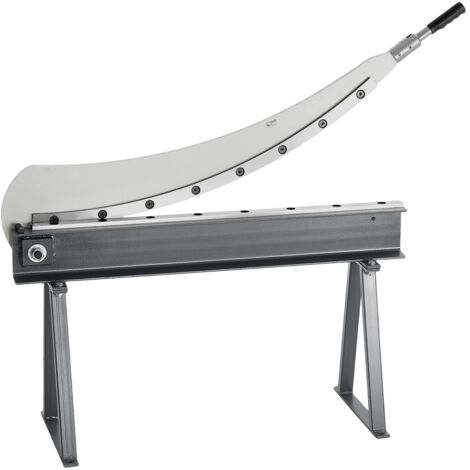 Mophorn Cizalla Vertical de Guillotina, Ancho de Bancada de 1000 mm, Herramienta Manual de Material Q235 con Soporte para Cortar Chapa Metálica, Precisión Óptima, Ideal para PCB, Cobre y Plástico