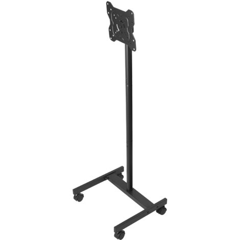 Mophorn Soporte móvil para televisores planos y curvos de 431,8-1397 mm, base portátil para TV de hasta 20 kg (máx. VESA 200 x 200 mm), ideal para sala de estar, oficina y exteriores