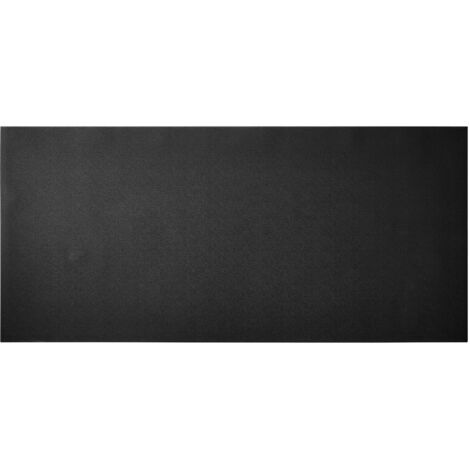 Mophorn Alfombrilla para Cinta de Correr, fabricada en PVC de alta densidad, resistente al agua y con superficie antideslizante. Perfecta para gimnasios en casa, 760 x 1525 x 6 mm, color negro. (1/5)