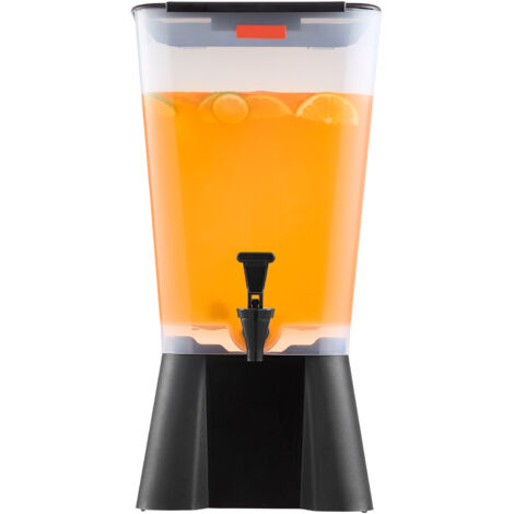 Mophorn Dispensador de bebidas de 19 L para eventos, hecho de plástico con grifo antigoteo, ideal para té frío, limonada y zumos, perfecto para restaurantes, hoteles y celebraciones, 350x280x570 mm (1/5)