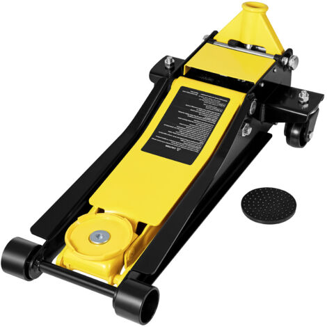 Mophorn Gato hidráulico de perfil bajo con capacidad de 2 t, Incluye una bomba de elevación rápida de doble pistón y ofrece un rango de elevación de 2.95 a 19.9 pulgadas.