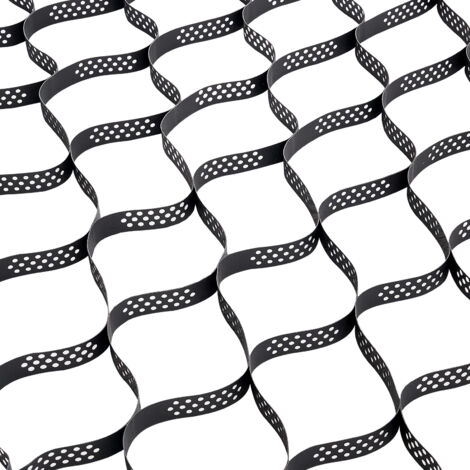 Mophorn Rejilla de Tierra de 5 cm de Profundidad para Grava 500 x 198 cm Base Permeable para Césped, Ideal para Estabilizar Entradas de Vehículos, Jardines y Patios en Terrenos Inclinados