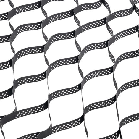 Mophorn Rejilla de Tierra con Profundidad de 5cm para Grava,Dimensiones de 520 x 270cm,Base Permeable para Césped Ideal para Estabilizar Entradas de Vehículos, Jardines y Patios en Terrenos Inclinados