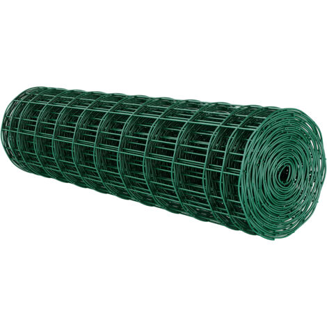 Mophorn Valla de jardín de 1 x 20 m, recubierta de vinilo verde, ideal para delimitar espacios de animales como ganado vacuno, porcino y ovino, así como para cercar jardines y construir jaulas.