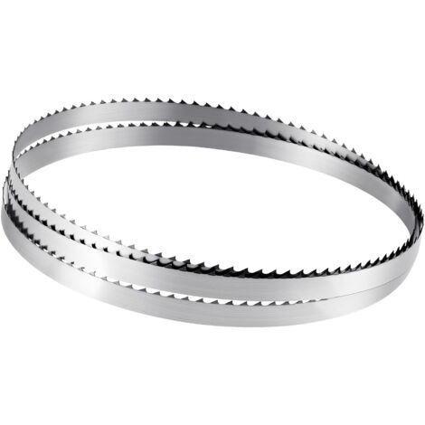 Mophorn Hoja de sierra de cinta 4 TPI, dientes endurecidos con una dureza de 18 HRC, fabricada en acero al carbono resistente, compatible con diversas sierras de cinta, 1832 x 12,7 x 0,5 mm