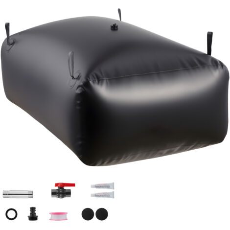 Mophorn Bolsa de almacenamiento de agua portátil y plegable de 1000l,fabricada en PVC 1000D resistente al desgaste y a fugas,ideal para camping,riego de jardines, vehículos recreativos y emergencias