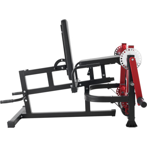 Mophorn Máquina de extensión y curl de piernas resistente, diseñada para ejercicios de muslos sentado, capacidad de carga de 317 kg, fabricada en acero al carbono, dimensiones de 1390 x 1370 x 720 mm