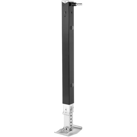 Mophorn Pata de apoyo para caravanas 179013, soporte para remolque de 825 mm, capacidad de carga de 2722 kg, compatible con sistemas universales como Lippert Venture, Atwood y Stromberg Carlson,negro