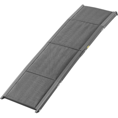 Mophorn Rampa plegable para perros, 180 x 50,8 cm, diseñada para perros medianos y grandes de hasta 113 kg, con superficie antideslizante de tela Oxford, portátil y adecuada para exteriores,  negro