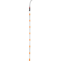 Mophorn Sierra de pértiga manual 4,69,8 pies extensible. Recorta ramas altas con una cuchilla de acero afilada. Mango de aleación de aluminio liviano. Ideal para podar palmeras, arbustos y más.
