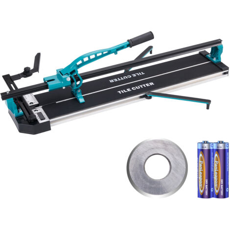 Mophorn Cortador Manual de Baldosas 1000mm Cortador de Baldosas Cerámicas de Porcelana con Muela Cortadora de Carburo de Tungsteno Posicionamiento Infrarrojo Pies Antideslizantes Rieles Duraderos para