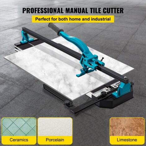 Mophorn 47 Inch Tile Cutter, Single Rail, Double Brackets, 3/5 in Cap, Precise Laser, Manual Tile Cutter for Porcelain and Ceramic Floor Tiles