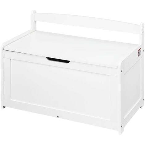 Mophorn Wooden Toy Chest for Kids, Toddler Toy Storage Box with