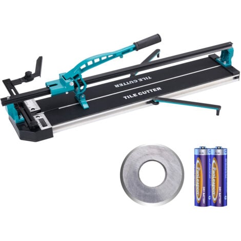 Mophorn 800mm Manual Tile Cutter, Porcelain Ceramic Cutter with Tungsten Carbide Wheel, Infrared Positioning, Anti-Skid Feet, Durable Rails for Professionals and Beginners