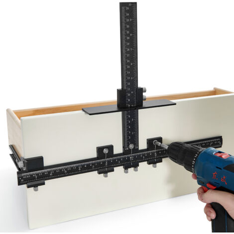 Mophorn Cabinet Hardware Jig, Aluminum Alloy Handle Jig with Center ...