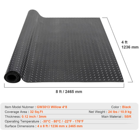 Heavy Duty Garage Floor Mats For Under Cars Delooant Parking Garage And Shop Floor Mats Under Cars (Garage Mats Containment Mats For Garage Floors