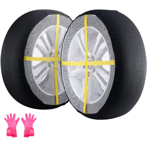 Mophorn Thickened Snow Socks for Tires, Polyester Fiber Tire Socks