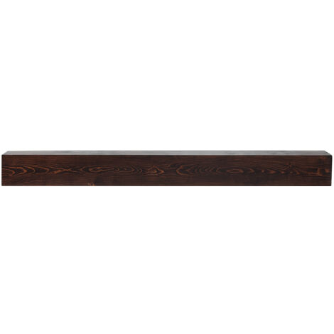 Mophorn Fireplace Mantel, 72" x 8" x 5", 50 lbs Weight Capacity, Natural Wood Mantel for Over Fireplace, Wall Mounted Floating Farmhouse Shelf, Handcrafted Fireplace Mantel for Wall Decor, Rustic Brow