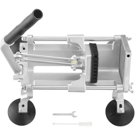 Mophorn Commercial Vegetable Slicer - Cut with Precision, 3/8 inch fruit and vegetable slicer is made of stainless steel and aluminum alloy