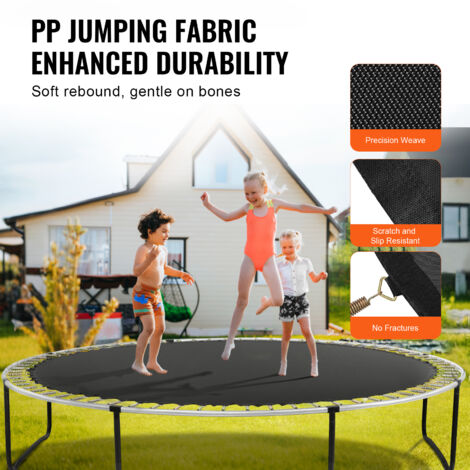 Jumping Bed Mat High Elastic Round Jumping Mat Water-Resistant Jumping