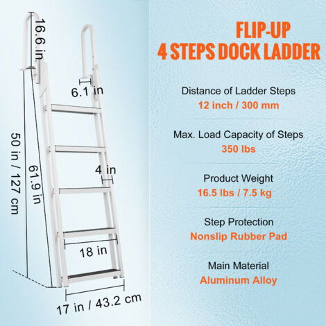 Safety Ladder Safe Up MOB 5-Step Fabric Ladder | 4Boats main image 1