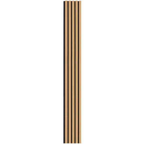 Mophorn Wood Slat Acoustic Panels, 7.9 x 94.5 inch, MDF for Modern Decor, Noise Reduction, Light Oak