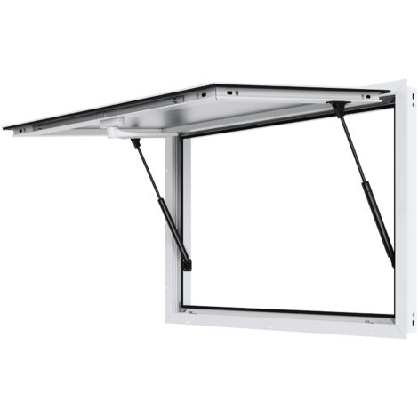 Mophorn Concession Window for Food Truck - 36"x24" Aluminum Alloy, Up to 85 Degrees Opening, Versatile and Durable (1/5)