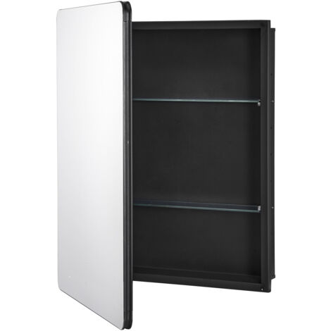 Mophorn Medicine Cabinet, 24 x 30 inch, for Bathroom, with Mirror & Adjustable Shelves