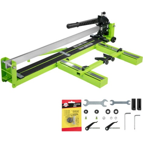 Mophorn 39-Inch Tile Cutter Manual Tile Score Cutter, with Tungsten Carbide Scoring Wheel Professional Vinyl Plank Cutter, Adjustable Laser Guide for  Precision Cutting Porcelain Ceramic Floor Tiles