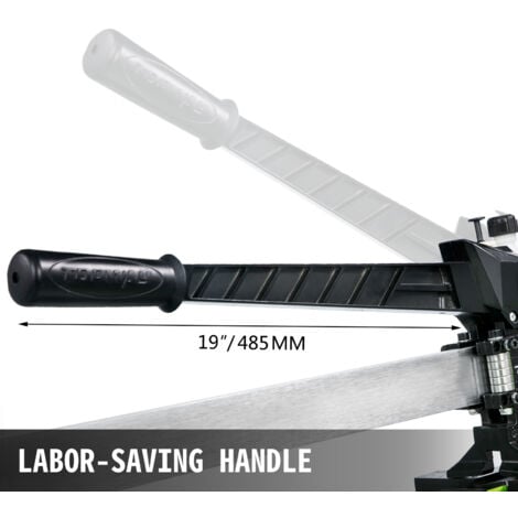 Mophorn 39-Inch Tile Cutter Manual Tile Score Cutter, with Tungsten Carbide Scoring Wheel Professional Vinyl Plank Cutter, Adjustable Laser Guide for  Precision Cutting Porcelain Ceramic Floor Tiles