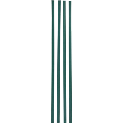 Mophorn Bottom Locking Privacy Slats, Double-Wall HDPE Slats for Chain-Link Fences, Fits 4' High Fences for Garden, Farm & Sports Fields, Green (1/5)