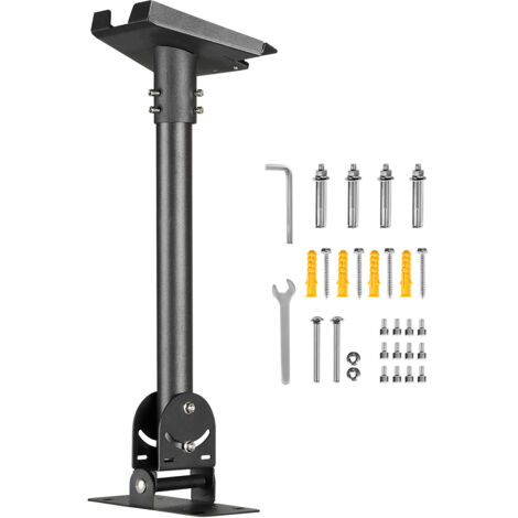 Mophorn Adjustable Roof Mount for Starlink Gen 3, 30-150° Tilt Range, Durable Steel Pole Kit for Standard Gen 3 and V3, Easy Installation, Black