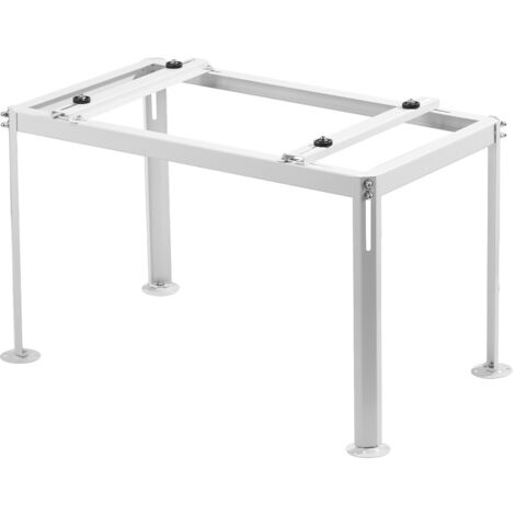 Mophorn Adjustable Mini Split Ground Stand, Anti-Vibration Base for 9000-36000 BTU Ductless AC and Heat Pump, Durable Floor Mount Bracket with 300kg Load Capacity