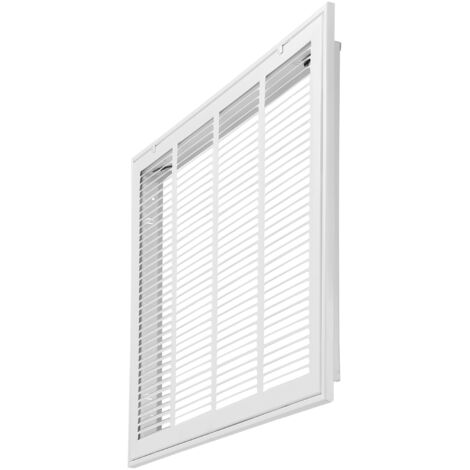 Mophorn Return Air Filter Grille for W24 x H18 Inch Ducts, Filter Excluded, Wall-Mount Air Vent Cover with Powder-Coated Steel Frame and Removable Face for 1-Inch Filters