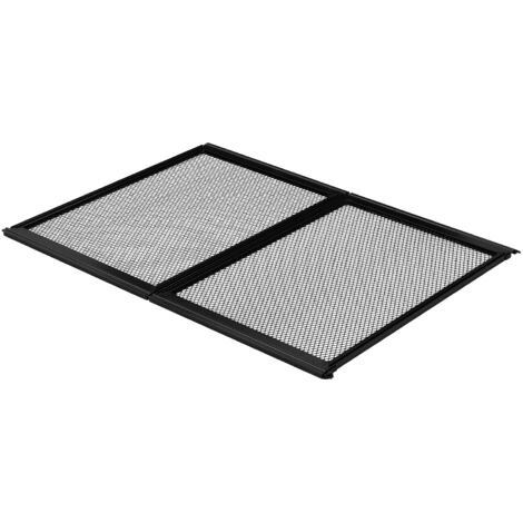 Mophorn RV Screen Door Protector, 673.1 x 508 mm Grille, Simple Installation and Removal, Durable Ventilated Mesh, Aluminum Alloy Entry Guard for Pet Safety, Black