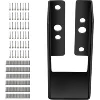 Mophorn Concealed Joist Hanger, 2""x4"" Outdoor Accent Concealed-Flange, Pack of 24 Concealed Joist Bracket, Q235 Steel Plate Powder-Coated Concealed Face Mount Joist Hanger for 2""x4"" Beam Swing, 3.