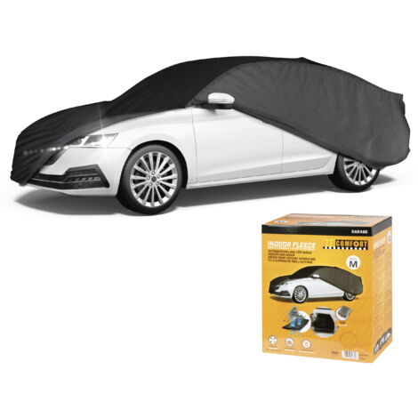 Bâche pour voiture Indoor Eco Combi taille M gris/noir (1/5)